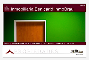 Página Web Inmobiliaria Benicarló. InmoBrau